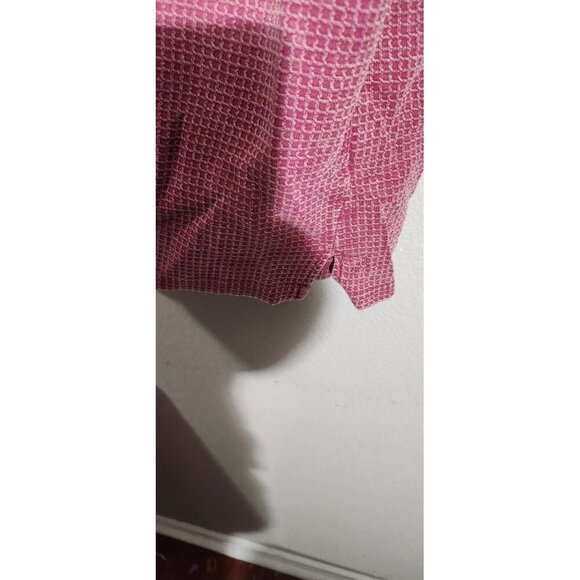 Grace & Lace Sweater Womens Large Pink Waffle Knit Half Zip Pullover Cotton NWT - Picture 4 of 12